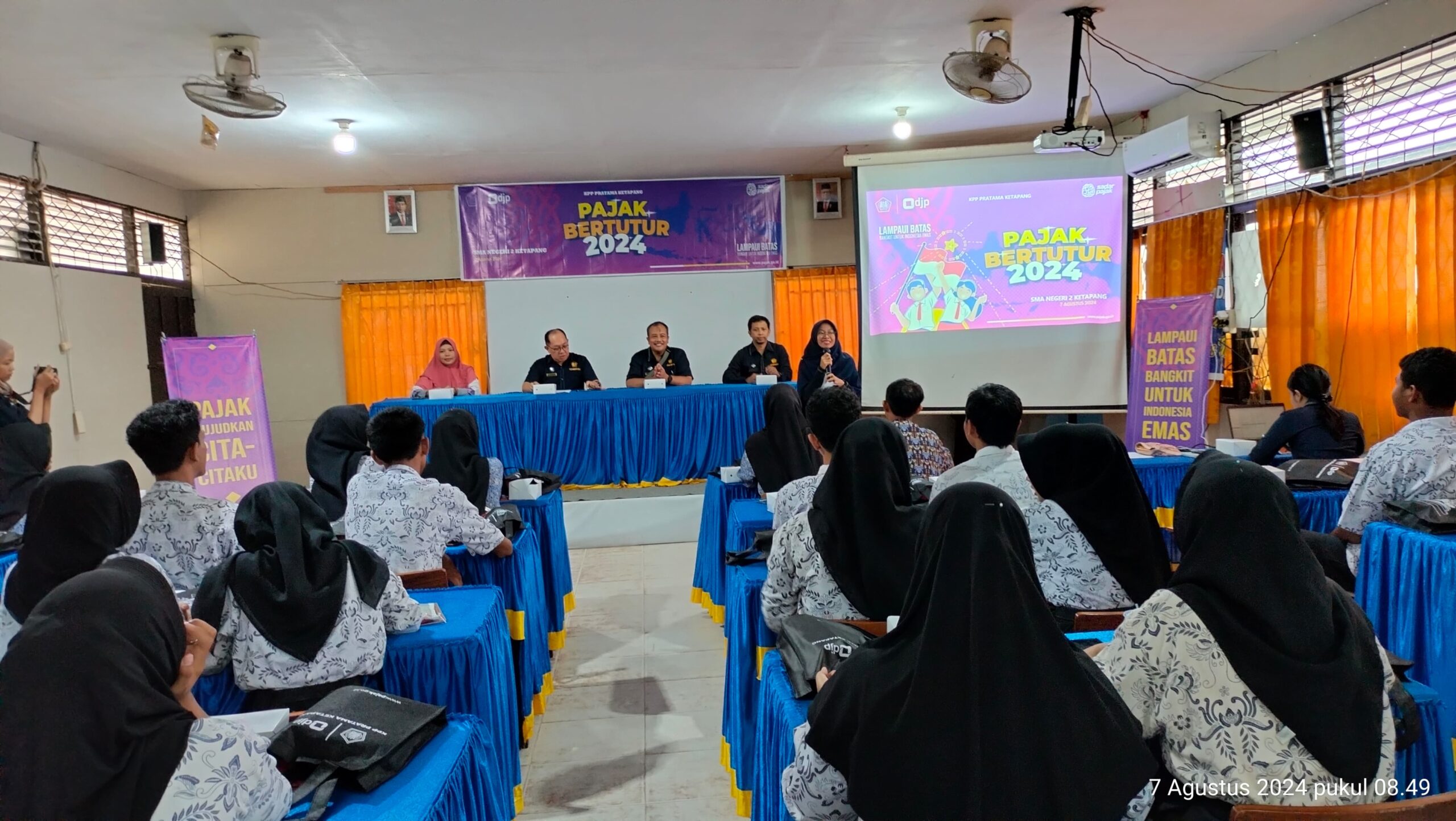 Read more about the article Sosialisasi Pajak DI SMAN 2 Ketapang